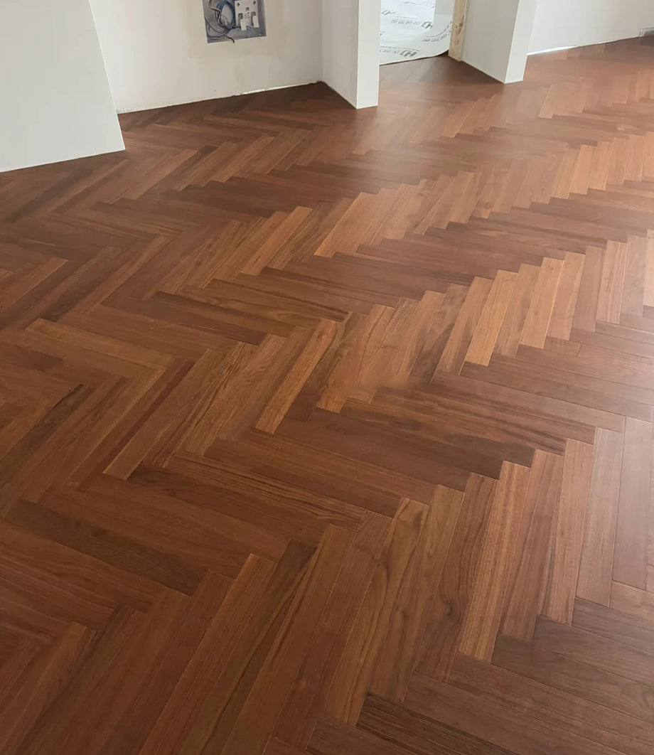 Custom ENF Certified AB Grade Black Walnut Click Lock  with Multilayer Engineered Base Interior Design Wood Flooring Product