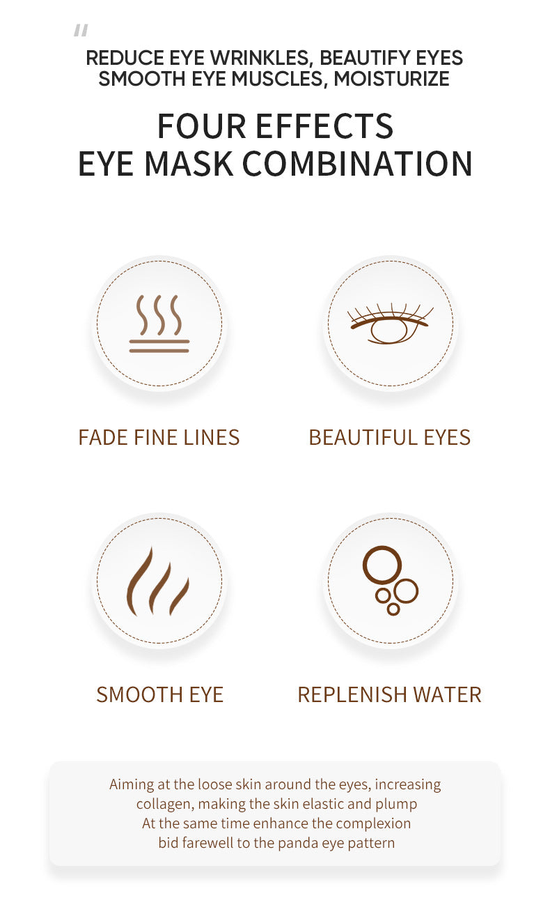 Eye Mask ZOZU Golden Avocado Moisturizing and Hydrating   foreign trade skincare products live wholesale