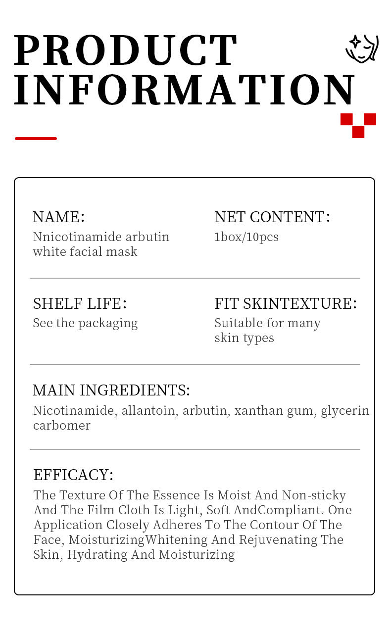 Niacinamide Arbutin Set SADOER Whitening, hydrating, and moisturizing skincare products  wholesale