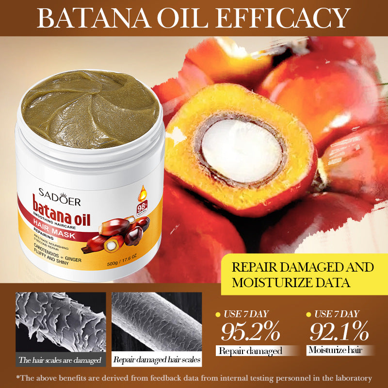 Batahana Hair Mask SADOER Scalp Soothing Smooth Conditioner Cross-Border Wholesale