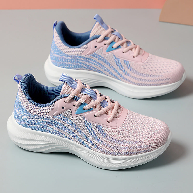 Plus Size Women's Shoes Mesh Breathable Sports Shoes Casual Shoes Lightweight Student Running Shoes Soft Sole Travel Shoes