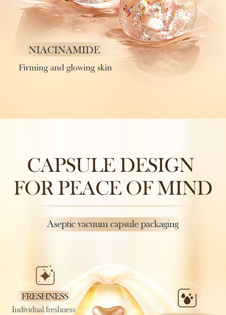 Capsule Essential Oil SADOER Snail Essence Milk Moisturizing and Rejuvenating Cream  Foreign Trade Wholesale