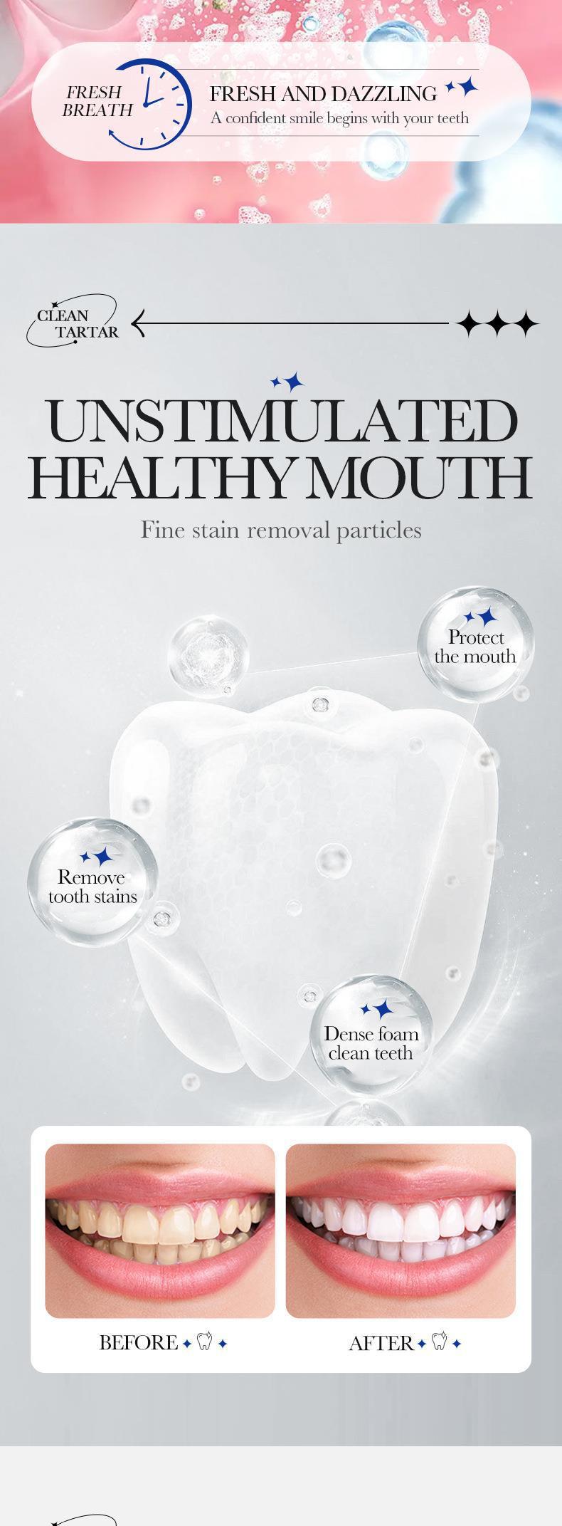 BIOAOUA Baking Soda Gum Care Toothpaste Clean the Mouth and Freshen Breath Genuine Toothpaste Wholesale