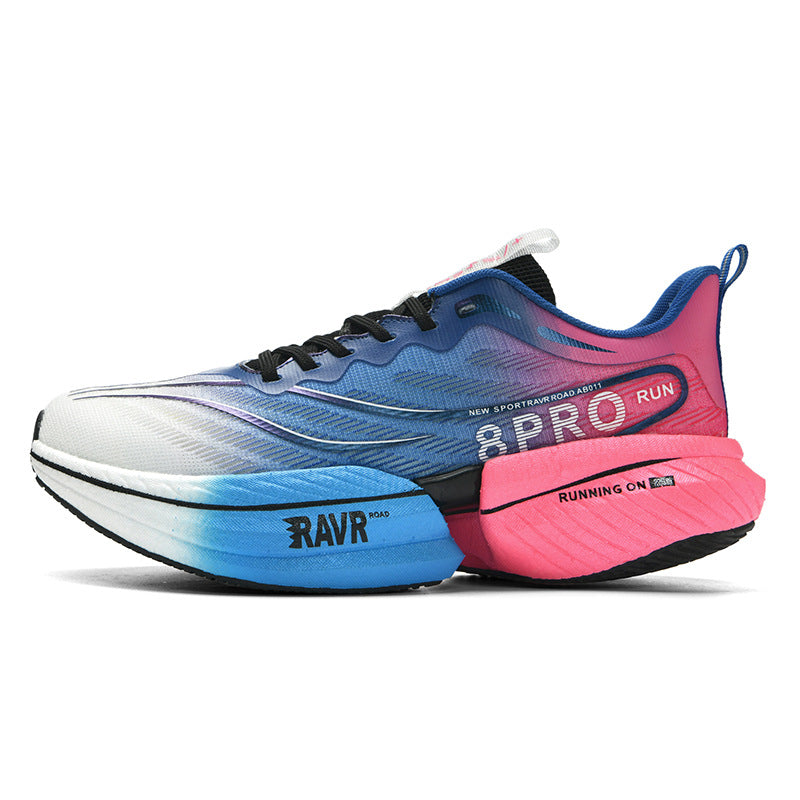 Red Rabbit8pro Carbon Plate Running Shoes Autumn Mesh Ultra-light Breathable Sports Shoes Men and Women Couples All-match Casual Running Shoes