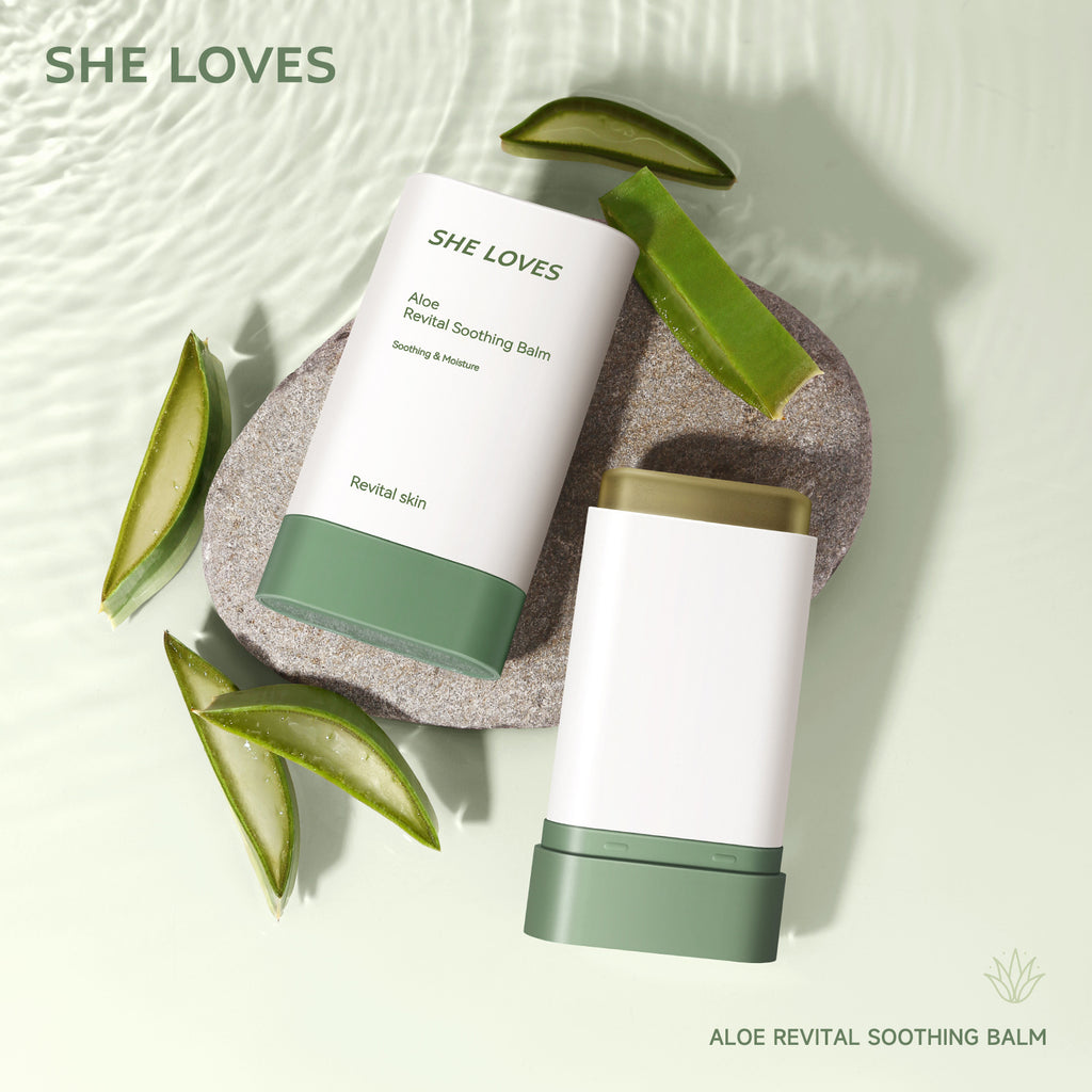 SHELOVES Aloe Vera Rejuvenating Soothing Stick After Sun Redness Sensitive Skin Repair Hydrating Moisturizing Gel Cream
