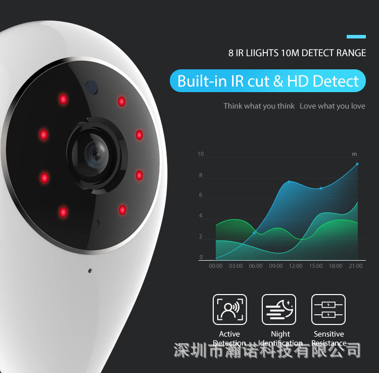 Surveillance Camera Small Water Drop Mobile Phone Remote HD Smart Selection for Home Use1080P Hd wifi Wireless Network