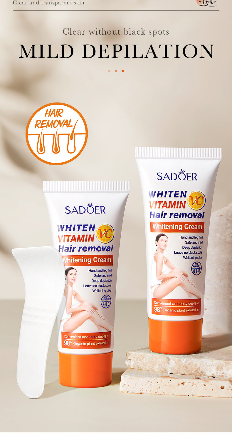 VC Depilatory cream60g SADOER Vitamin C Hair Removal Without Irritation  Wholesale
