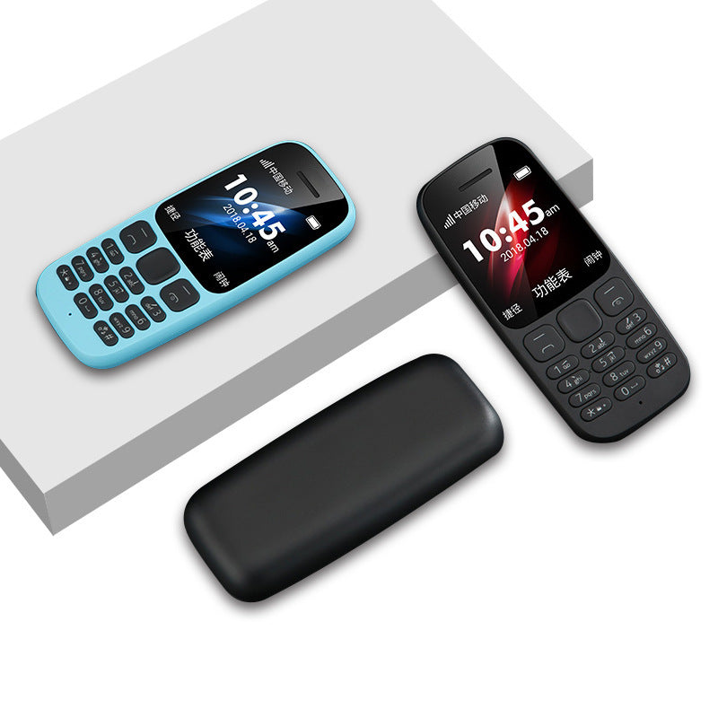 Popular105Elderly Phone2017Flat Button2G Functional phone loud GSM Dual SIM Elderly Phone Wholesale