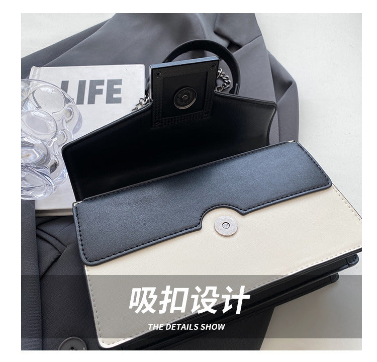 Niche Design Crossbody Bag for Women2024New Trendy Spring Fashion Quilted Chain Bag Textured Single Shoulder Small Square Bag