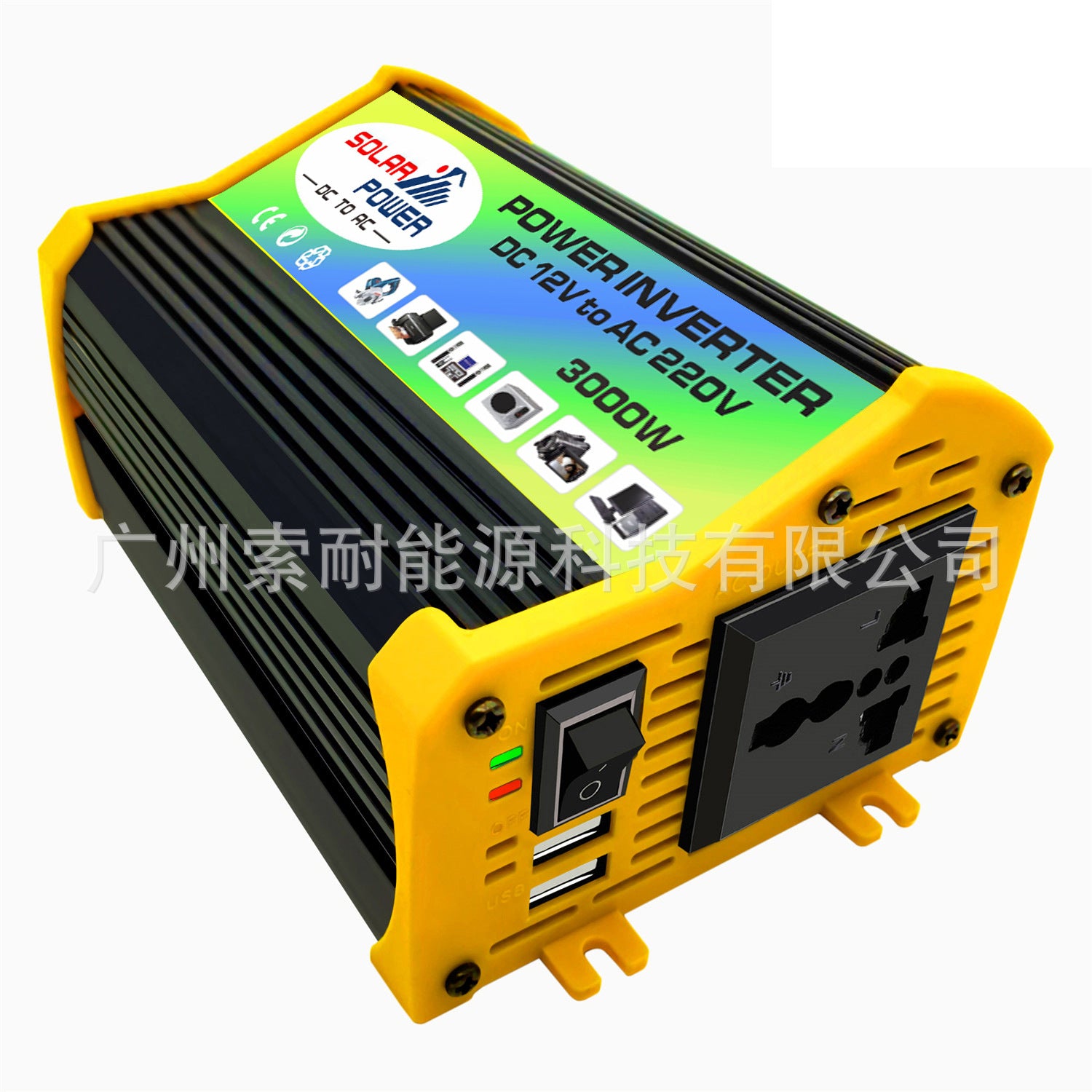 Legendary Generation Car Inverter DC12V Turn AC220V/110V 300W Double USB Mouth car inverter