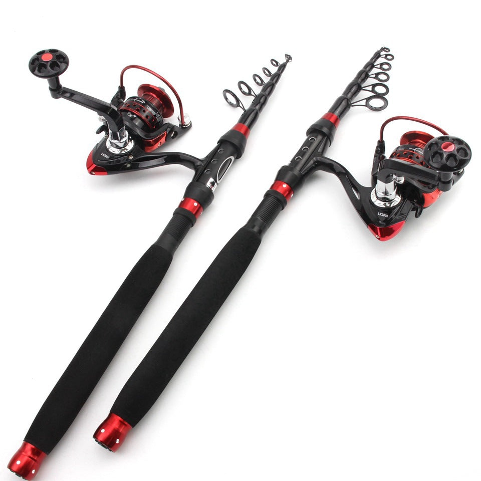 Ultra-short Portable European Carp Fishing Set Fishing Gear Combination European and American Popular Fishing Rod Can Be Used FBA