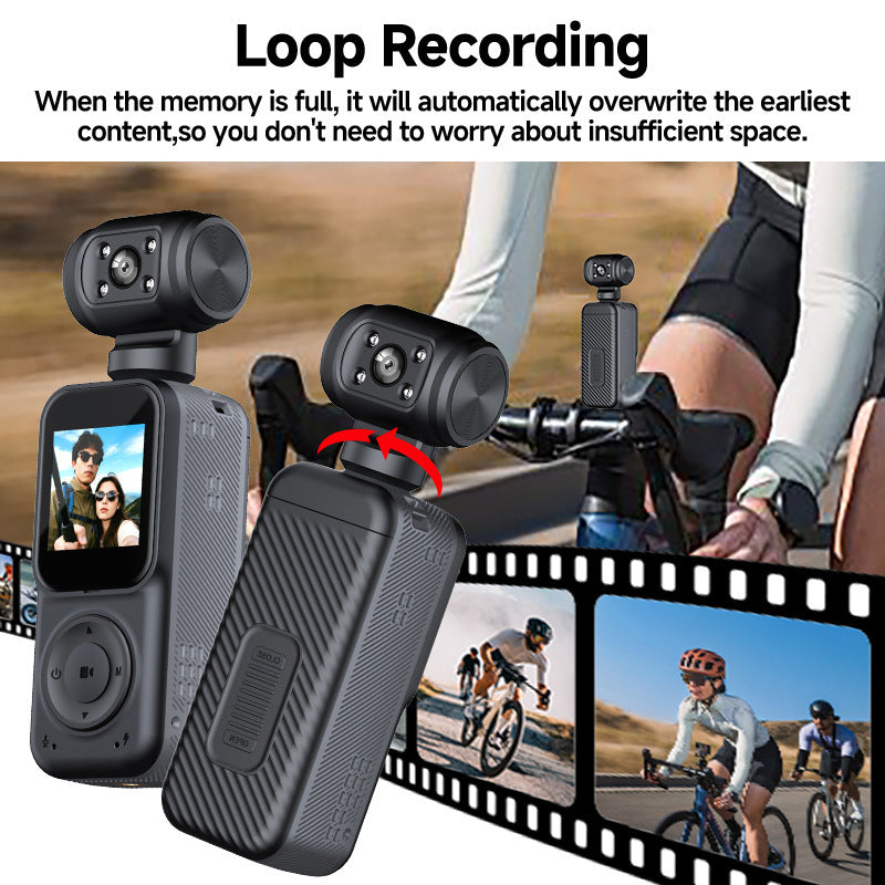 Q54K HD Handheld Sports Outdoor Camera vlog Cycling Pocket Camera Anti-Shake Recorder