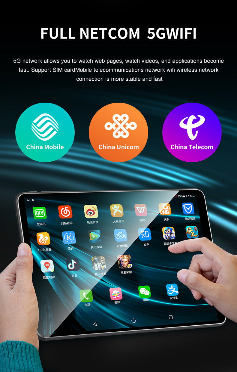 Popular s11Smart Tablet PC10.1Full Screen Call Shopee Wholesale