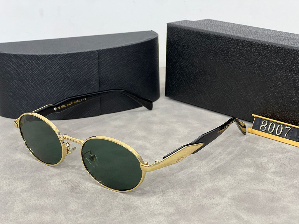 2024New Year P Home Metal Sunglasses Men and Women Fashion Anti-UV Sunglasses High-end Sunglasses