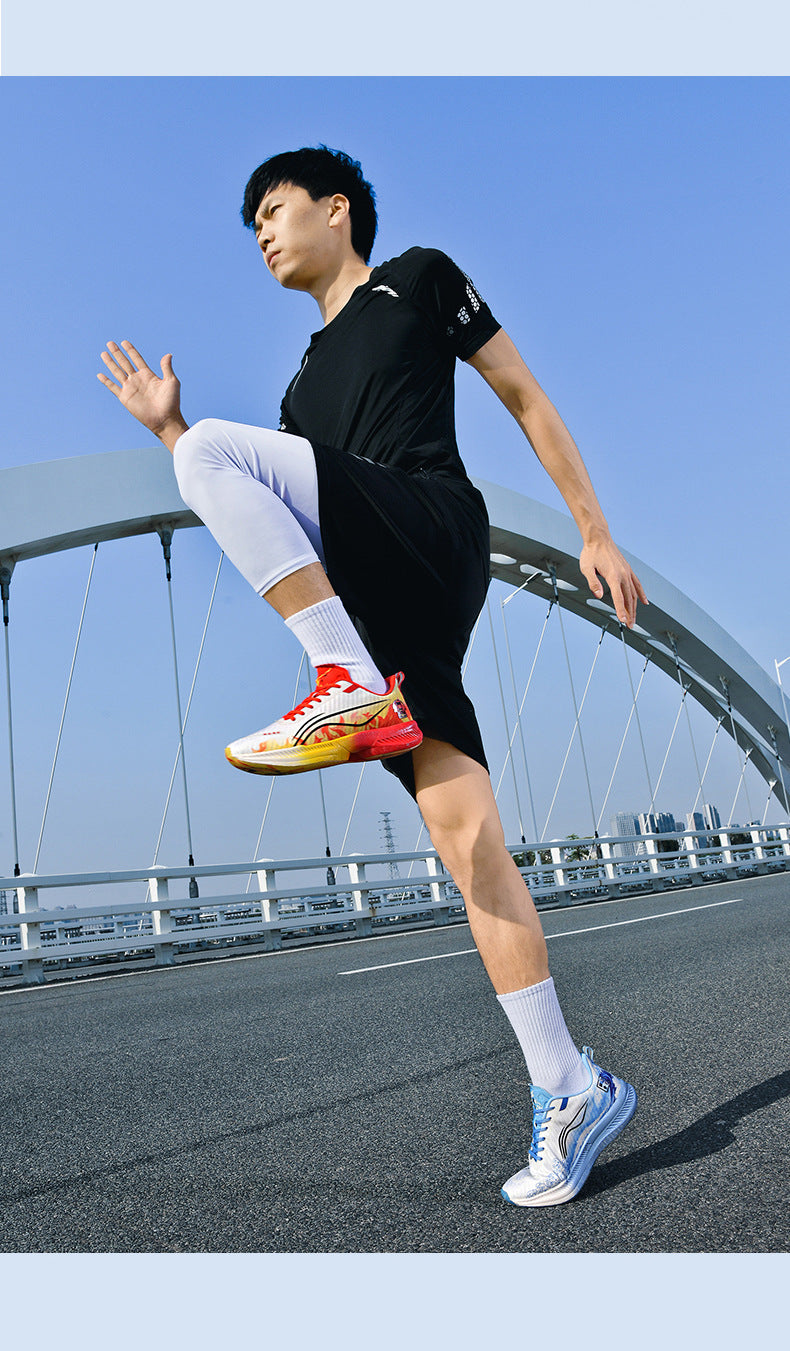 Autumn New Parent-Child Nezha Ao Bing Fashion Casual Sports Shoes Popcorn Carbon Plate Lightweight Comfortable Running Shoes