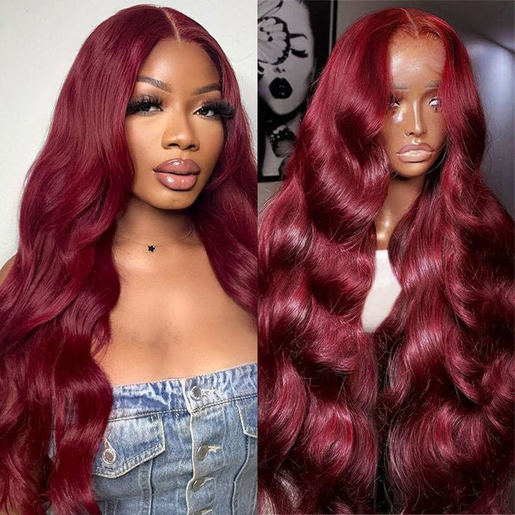 Best seller in europe and america99j Chemical Fiber Wig13*4 body wave front lace fiber hairpiec