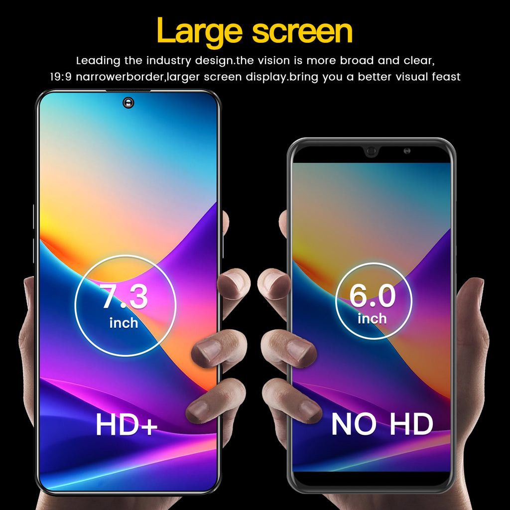 Mobile Phone Spark10 Pro 7.3Inch incell Large Screen16+1T Factory Smartphone(Popular)