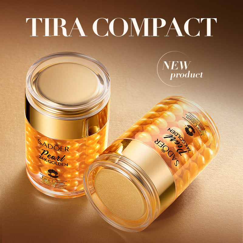 24K Gold Collagen Pearl Cream60g SADOER Hydrating and Moisturizing Face Cream Cross-Border Wholesale