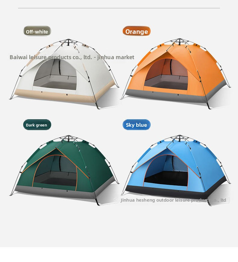 Outdoor Tent Fully Automatic Sunproof Windproof Quick Open Home Folding Waterproof Camping Picnic Tent
