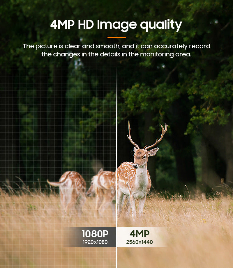 Outdoor Maple Leaf Camouflage Solar Camera4MP Low Power Consumption4G High Definition Forest Remote Early Warning Monitoring