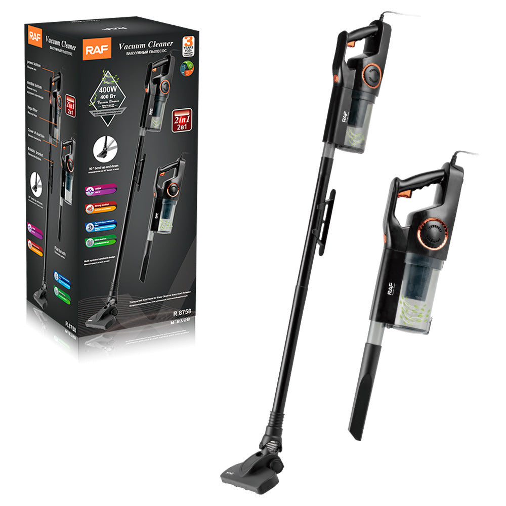 RAF European Standard Corded Vacuum Cleaner for Home Use, Handheld, High Power Suction Portable 2-in-1 High Suction Household