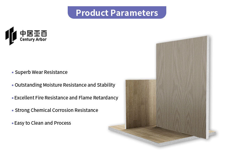 8mm HPL Coated Calcium Silicate Board Eco-Friendly Fireproof Water & Mold Resistant Strong Long-Lasting for Exterior Application