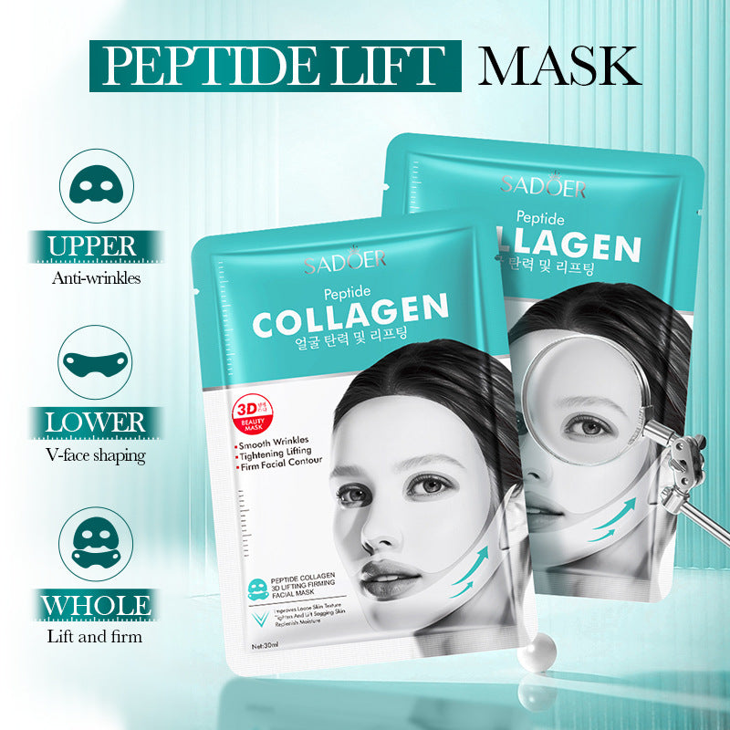 Polypeptide Collagen Protein3D Lifting and Firming Face Mask SADOER Hydrating and Moisturizing Face Mask Wholesale