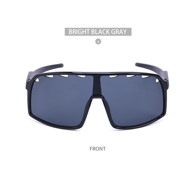 New Colorful Cycling Glasses for Men1998One-piece sunglasses European and American fashion outdoor sports sunglasses
