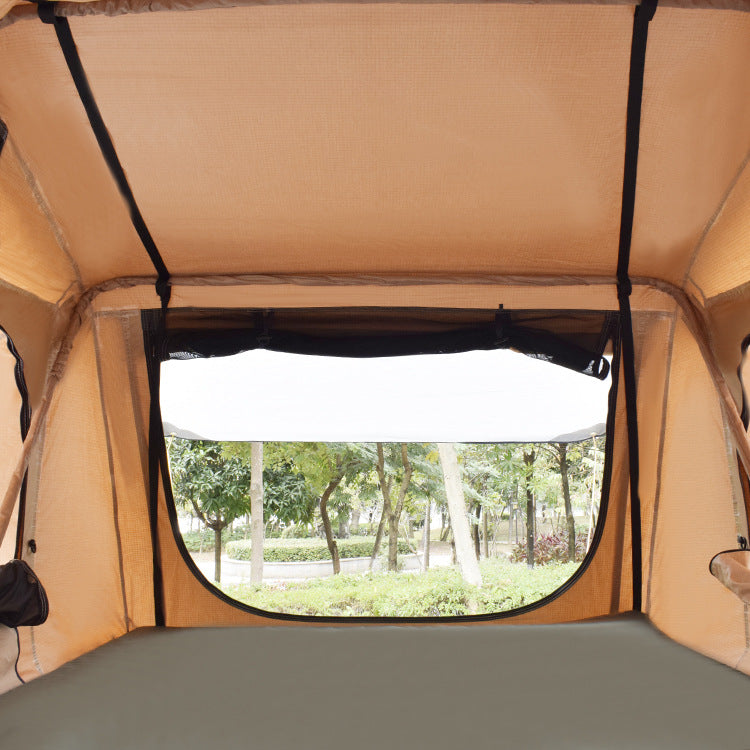 Outdoor Self-Driving Tour Soft Top Car Roof Tent Fully Automatic Quick Open SUV Aluminum Alloy Folding Tent