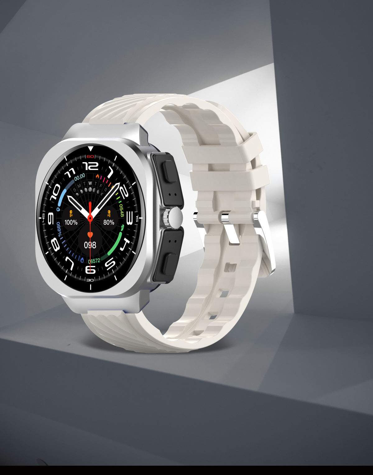 AIMB-Z19Smart Watch Bluetooth Call True Heart Rate Step Count Sleep Monitoring Hidden Earphones Sports Three-Proof