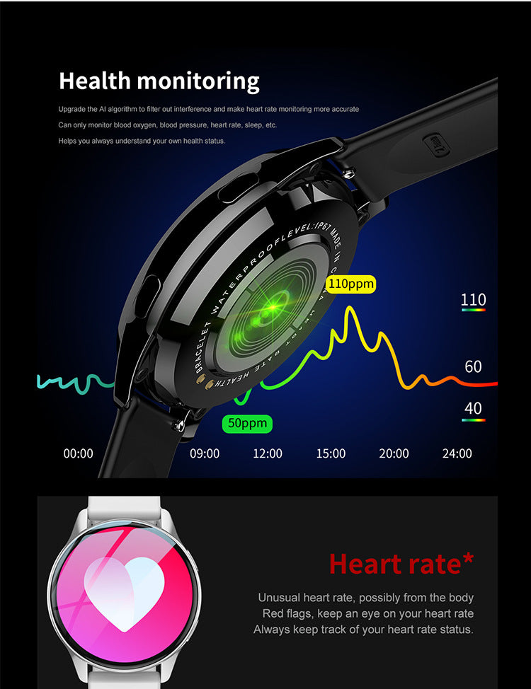 T2 Pro Smart Watch1.52inch Bluetooth call, heart rate monitor, step counter, message notifications, sleep tracker, outdoor sports