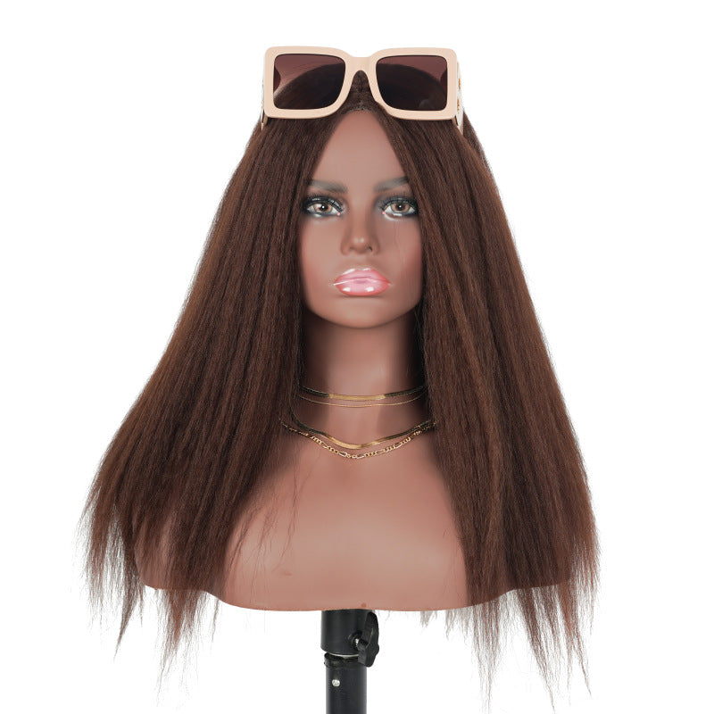 Wig Fluffy Headband Hairband Magic Tape Wig Headband African Wig Long Wig Headband Versatile