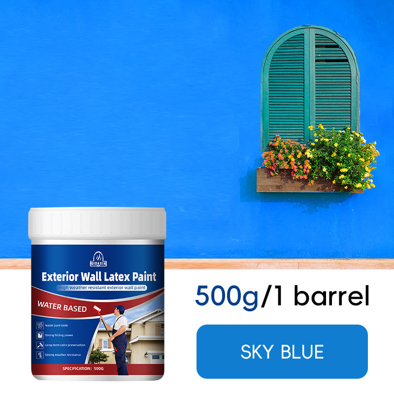 Qixia Exterior Wall Latex Paint Wall Renovation Special Repair Exterior Wall Paint Color Change Coating Wall Paint Exterior Wall Coating