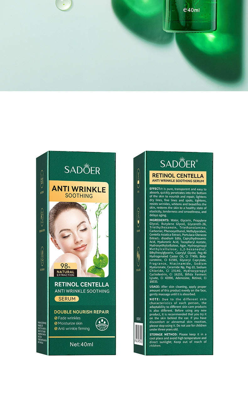 Retinol Essence40ml SADOER Centella asiatica hydrating moisturizing cross-border wholesale