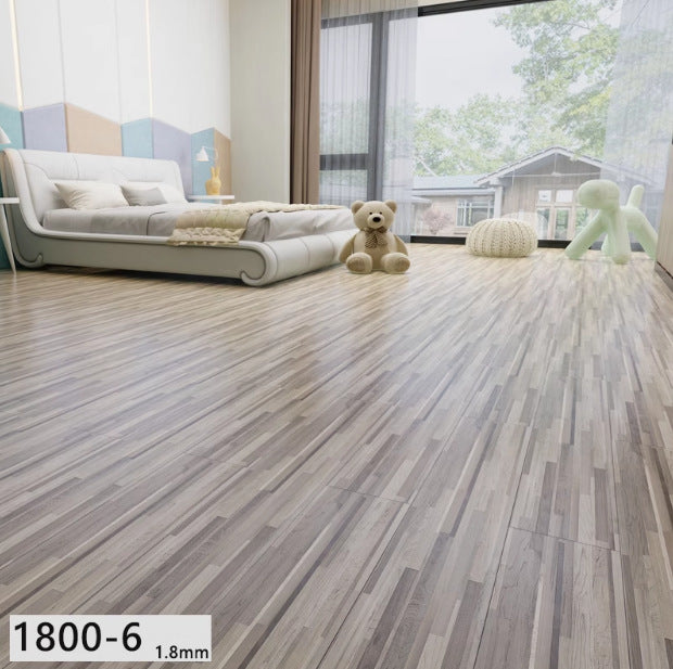 PVC Self-Adhesive Plastic Floor Stickers for Commercial Use in Bedrooms and Hallways, Indoor Renovation, Special for Cement Floors, Waterproof and Wear-Resistant