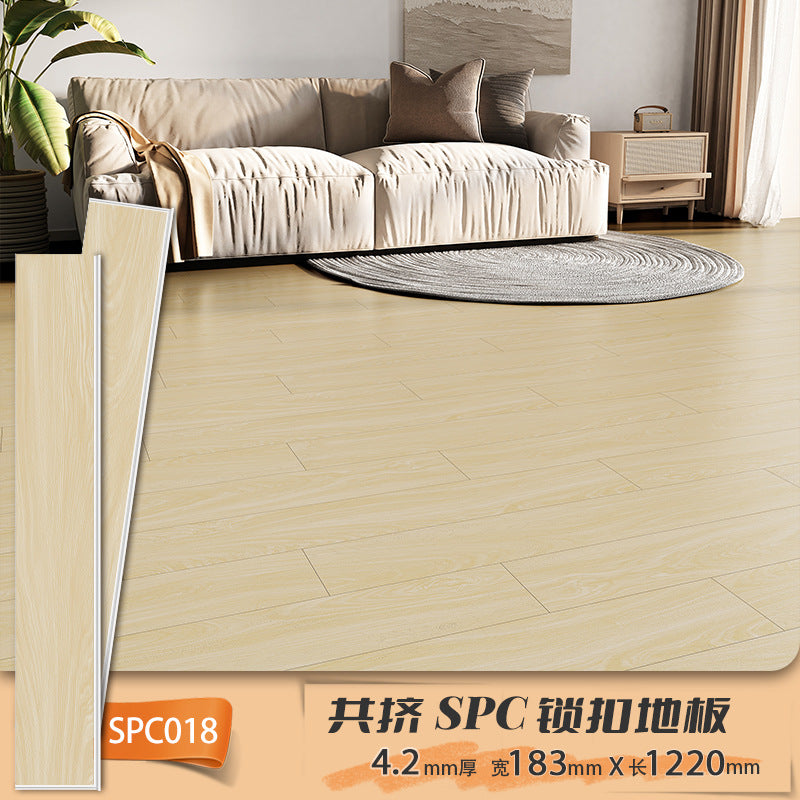 Anti-Slip Waterproof Fireproof Locking Eco-Friendly Flooring Commercial Project spc Stone Plastic Locking Type PVC Stone Crystal Flooring