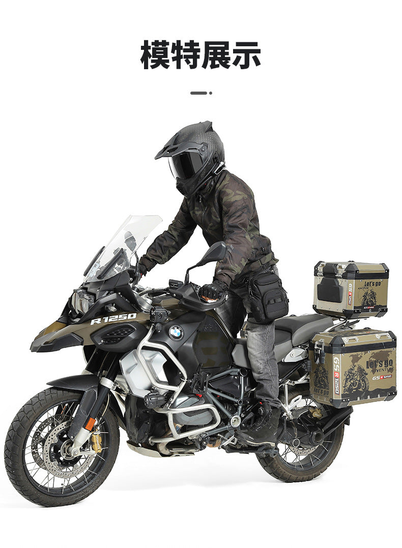 Tactical Cycling Leg Bag Motorcycle Waist Bag Men's Waterproof Multifunctional Motorcycle Crossbody Shoulder Bag Outdoor Sports Bag