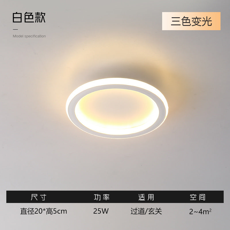 Nordic Corridor Entrance Hallway Light Simple Modern Creative Cloakroom Light led Balcony Small Ceiling Light Fixture