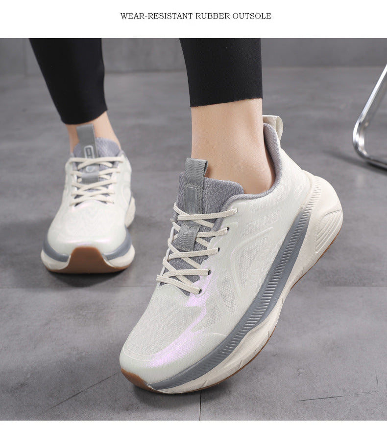 Professional Running Shoes for Men and Women, Spring and Summer New Soft Sole, Lightweight, Shock Absorption, Breathable, Jump Rope, Non-Slip, Marathon Walking Shoes