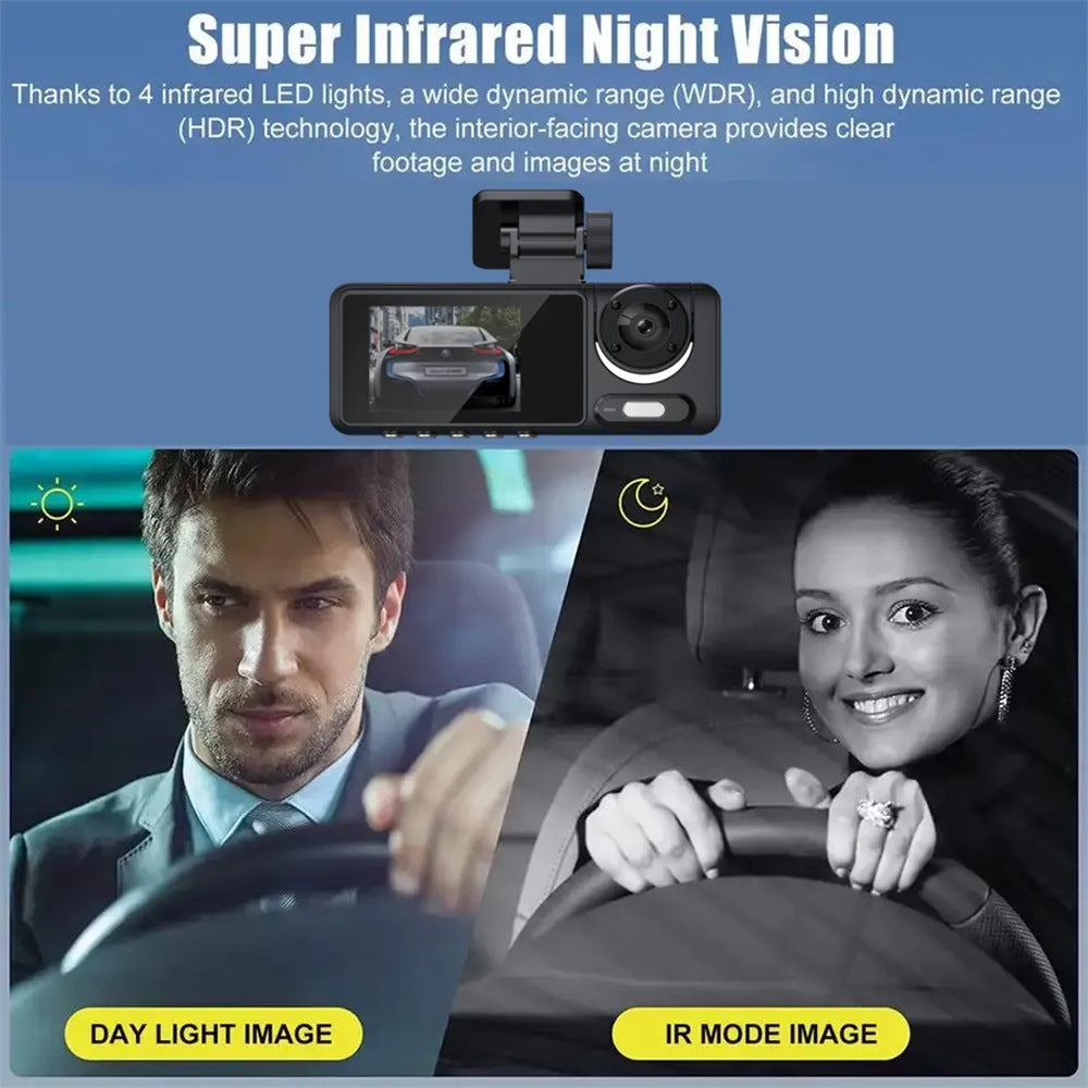 Driving Recorder S16New1080P Hd Night Vision2.0Inch Hidden Dual-Recording Car Camera