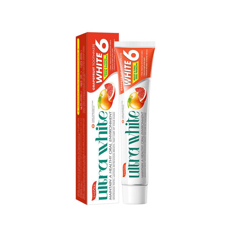Plant Fruit Probiotic Toothpaste SADOER Oral Whitening Teeth Gum Care Toothpaste  Wholesale