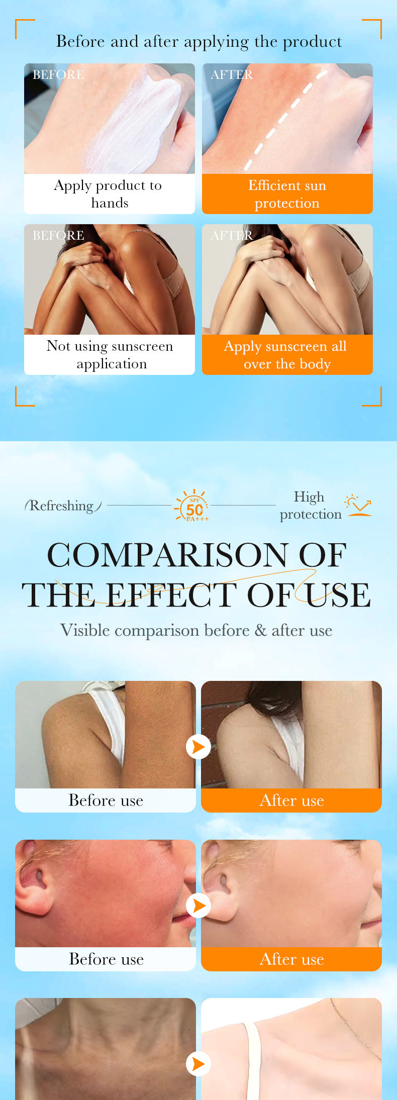 Rice Puree Sunscreen40g BIOAOUA Sunscreen Isolation Cream Sunscreen  Foreign Trade Wholesale