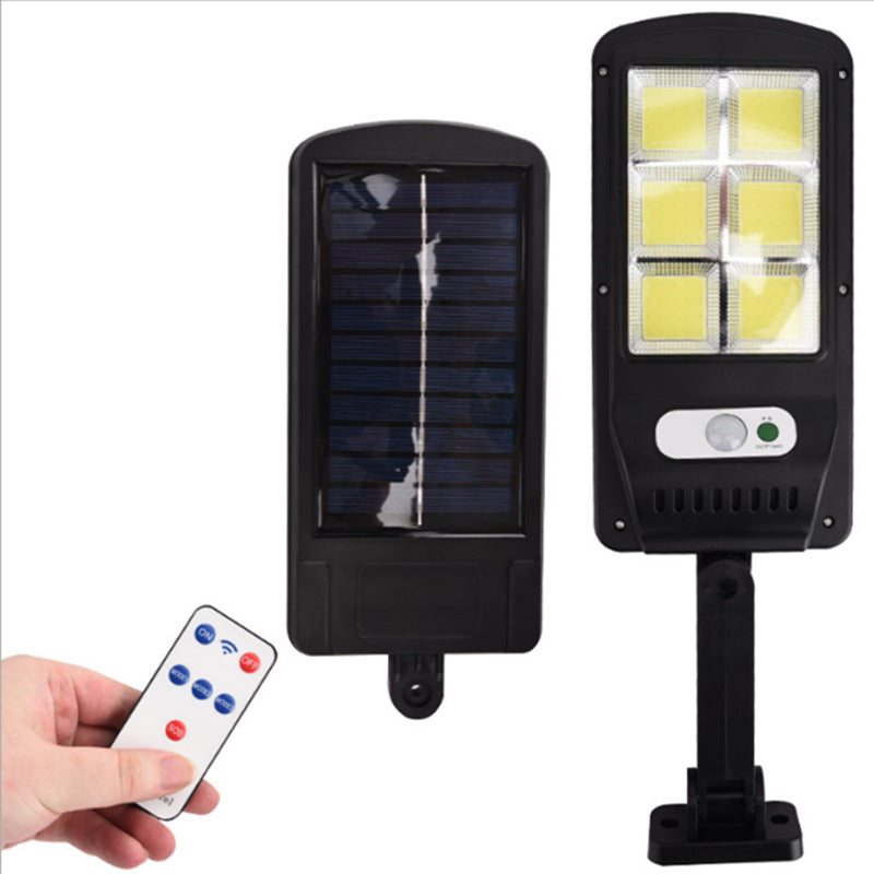 Specially designed for outdoor use120COB Solar Human Body Sensing Street Light Outdoor Waterproof Wall Light LED Garden lamp