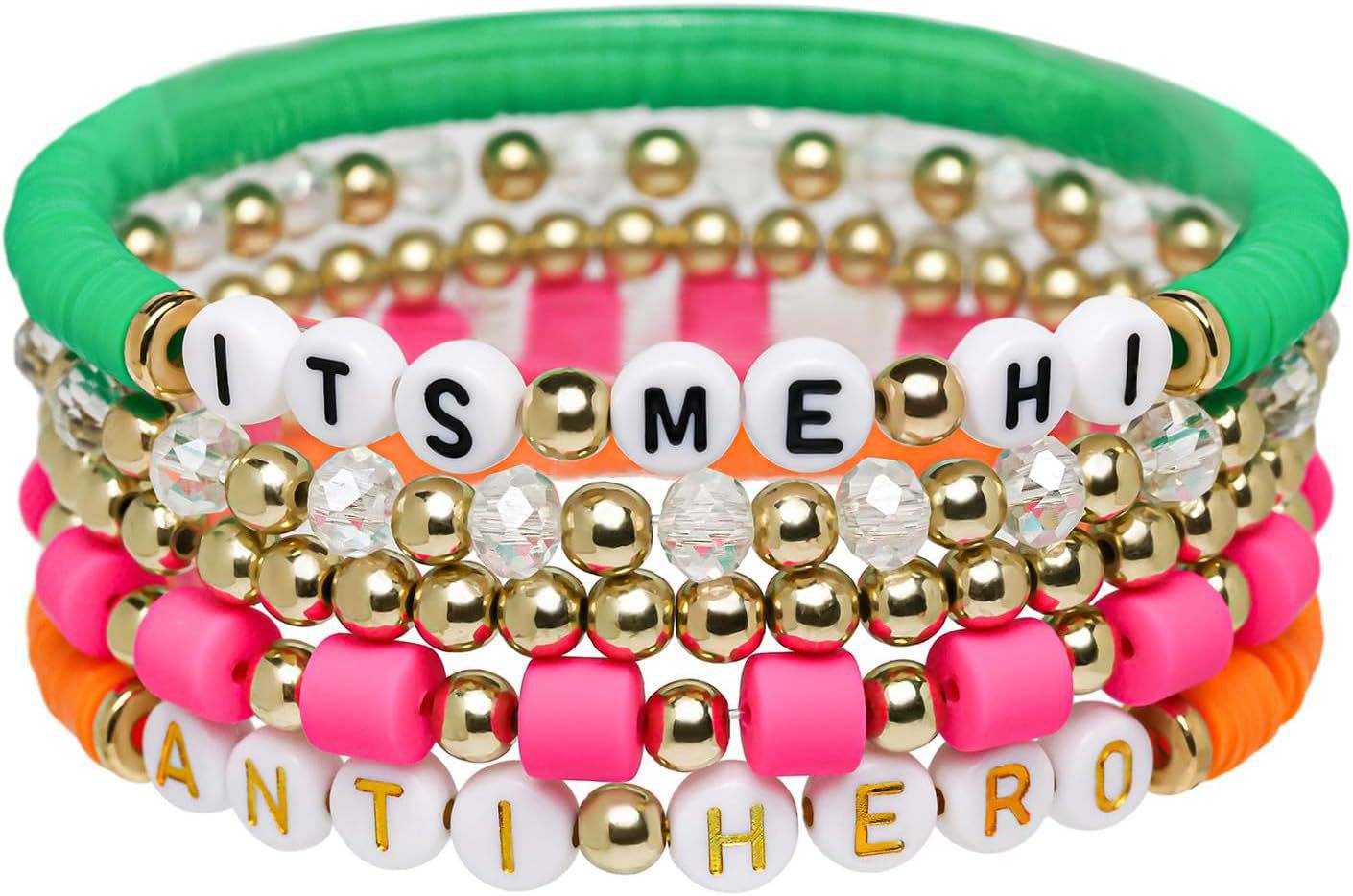 Taylor Music Jewelry Bracelet for Women Versatile High-End Bohemian Accessories SWIFTIE Alphabet Soft Clay Bracelet
