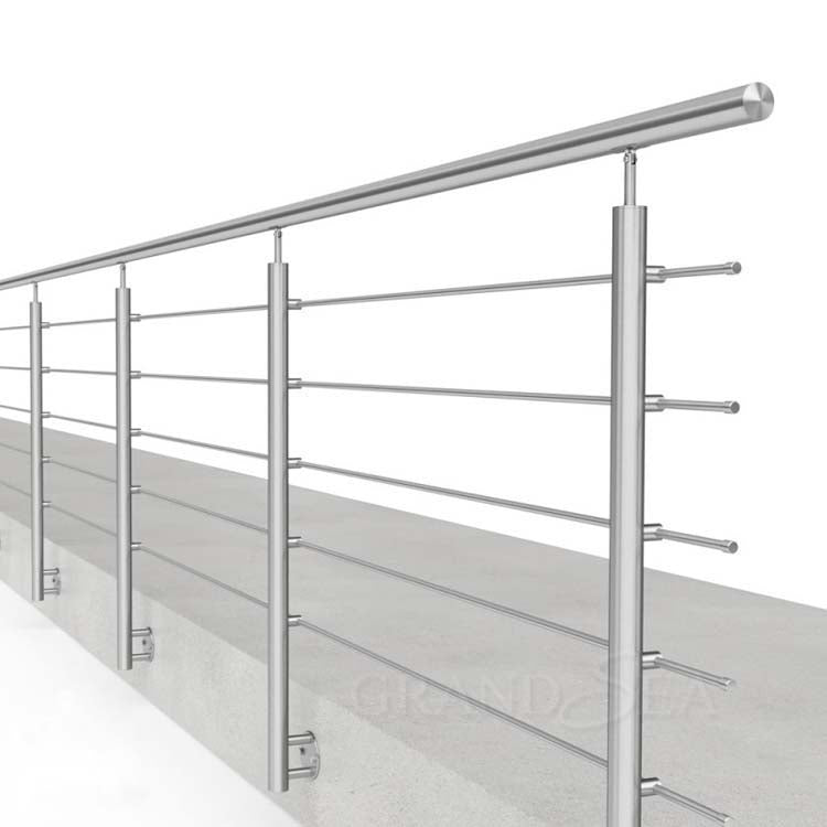 Modern Railing Designs Balustrade Stainless Steel Handrail for Balcony
