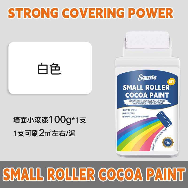Wall Repair Small Roller Latex Paint Indoor Household Odorless Wall Renovation Stain Removal Coating Latex Paint