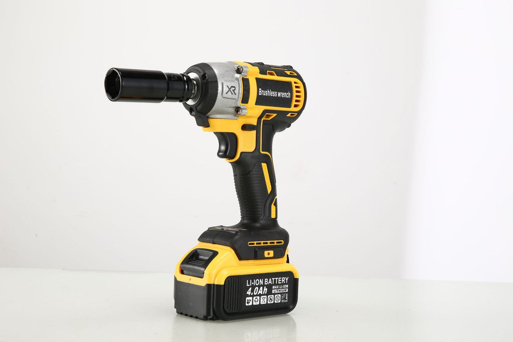 Electric Tool Set Brushless Electric Wrench Lithium Battery Angle Grinder Two-Piece Set Rechargeable Auto Repair Household Impact Drill