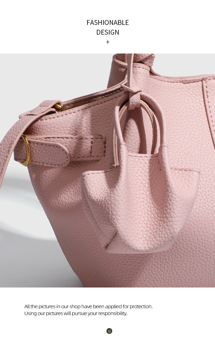 European and American Style Dumpling Handbag Fashion Women's Bag Single Shoulder Bag Versatile Stylish Crossbody Bag Large Capacity High-end Feel