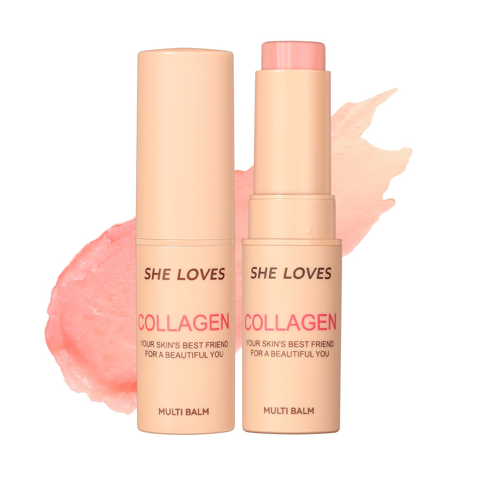 Exclusive Supply sheloves Collagen Essence Stick Moisturizing, Wrinkle-Reducing, Lifting, and Firming Facial Care Essence