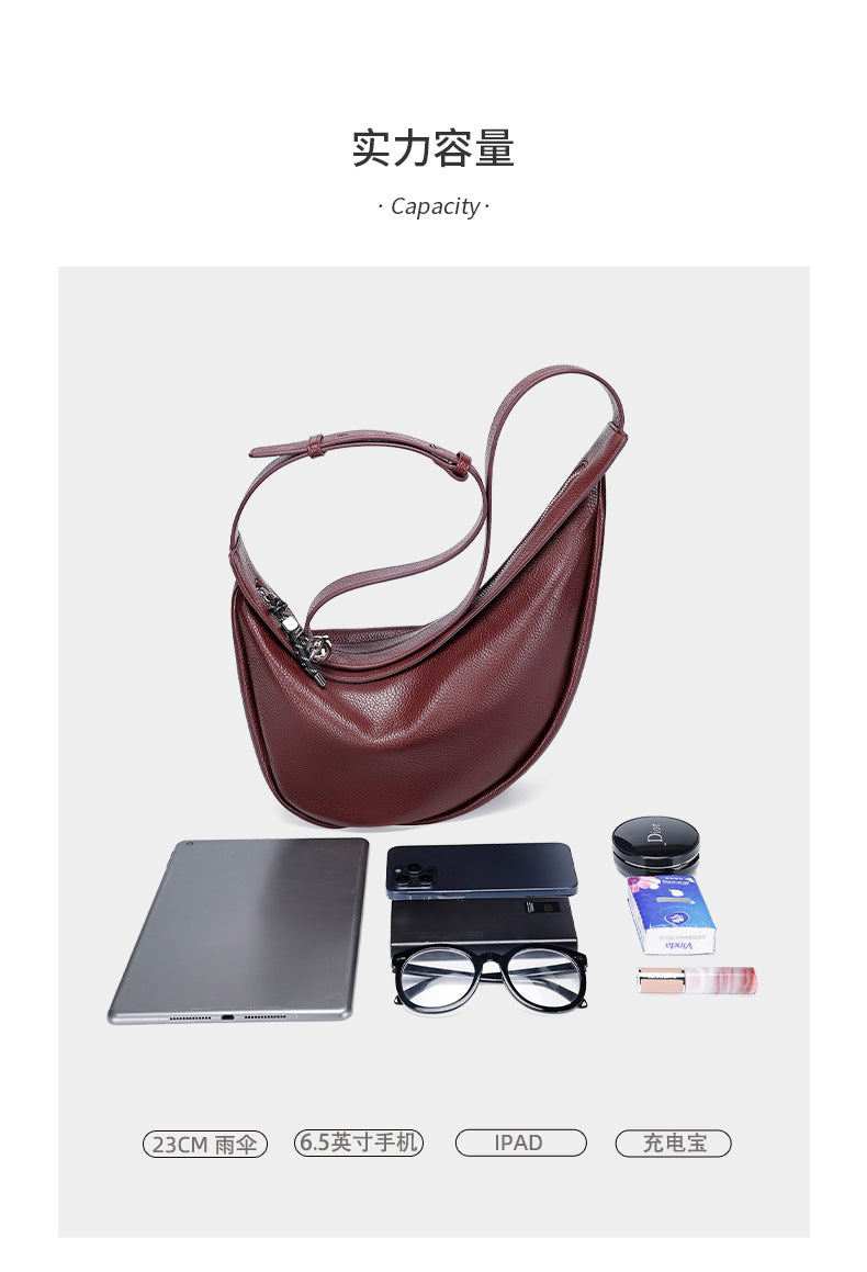 New Fashion Women's Dumpling Bag, Unique Design Casual Women's Chest Bag, Trendy Versatile Single Shoulder Crossbody Underarm Bag